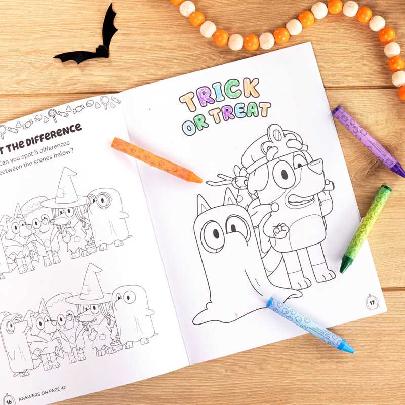 Bluey Colortivity: Happy Halloween! by Grace Baranowski