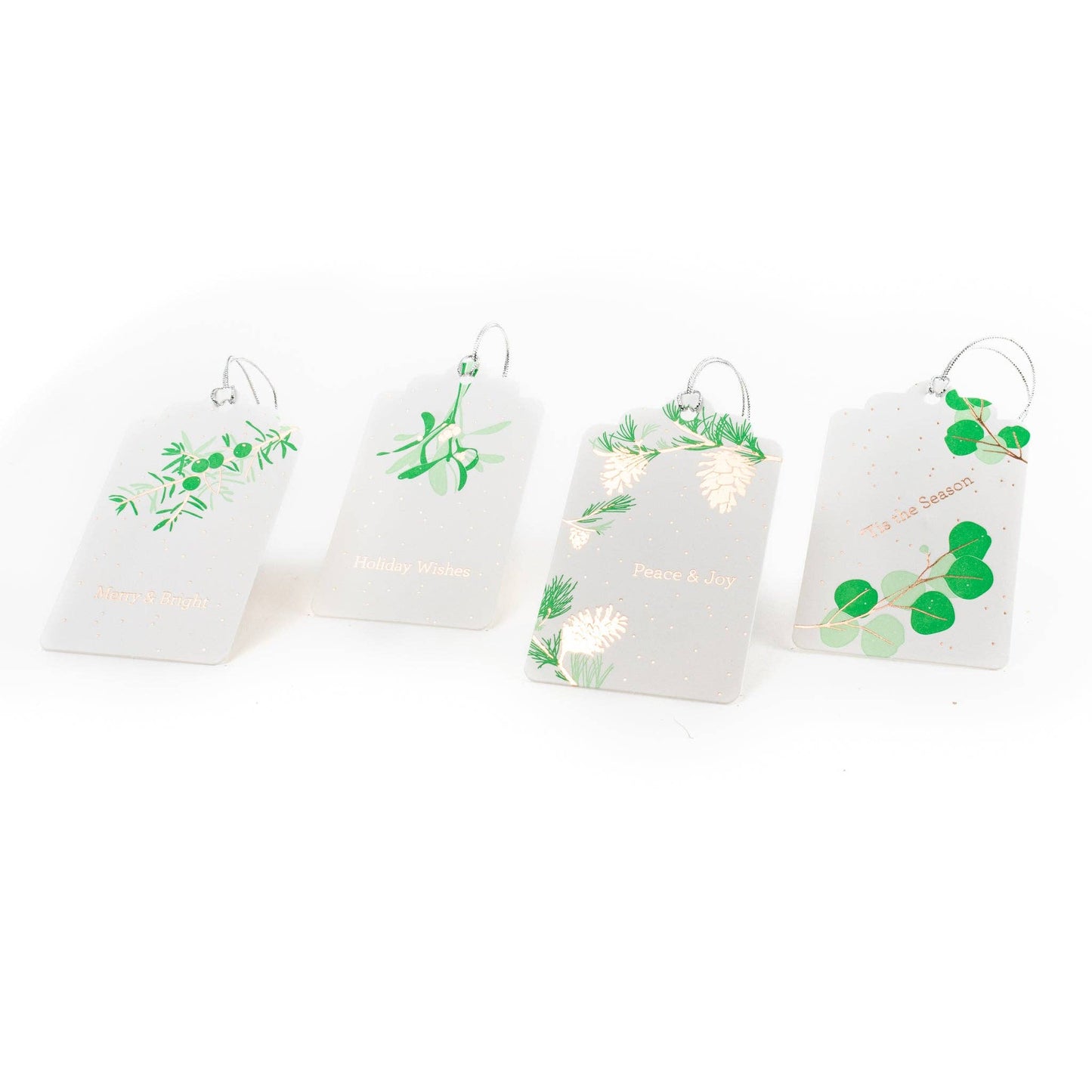 Gift Tag: Holiday Vegetation Hang Tag (Set of 8)