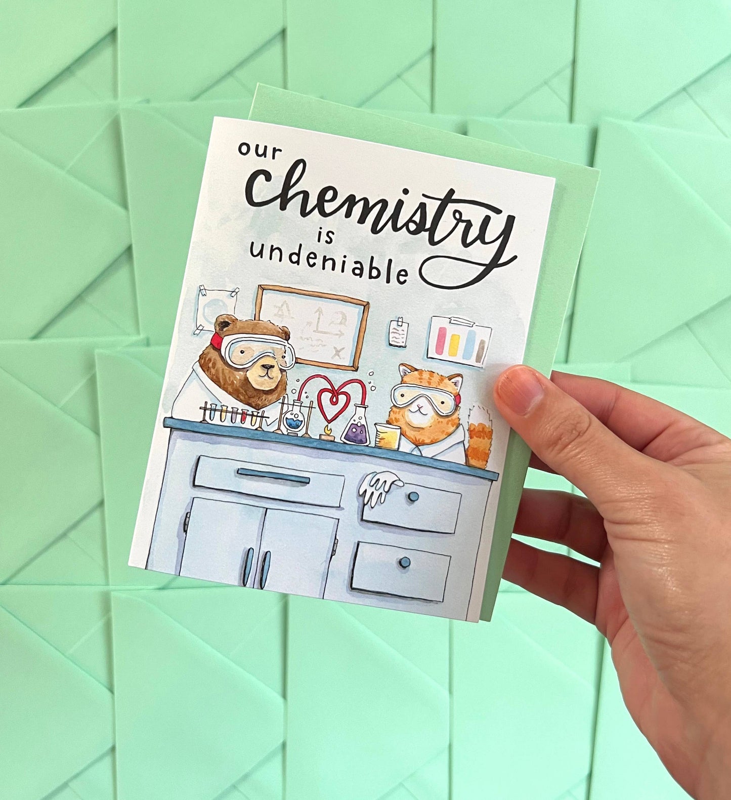 Our Chemistry Is Undeniable Love Card