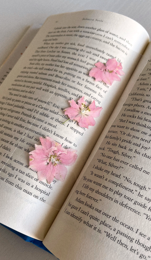 Beth March Pressed Flower Bookmark