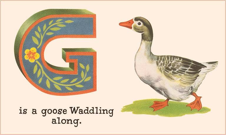 Postcard KF-77 G is a Goose