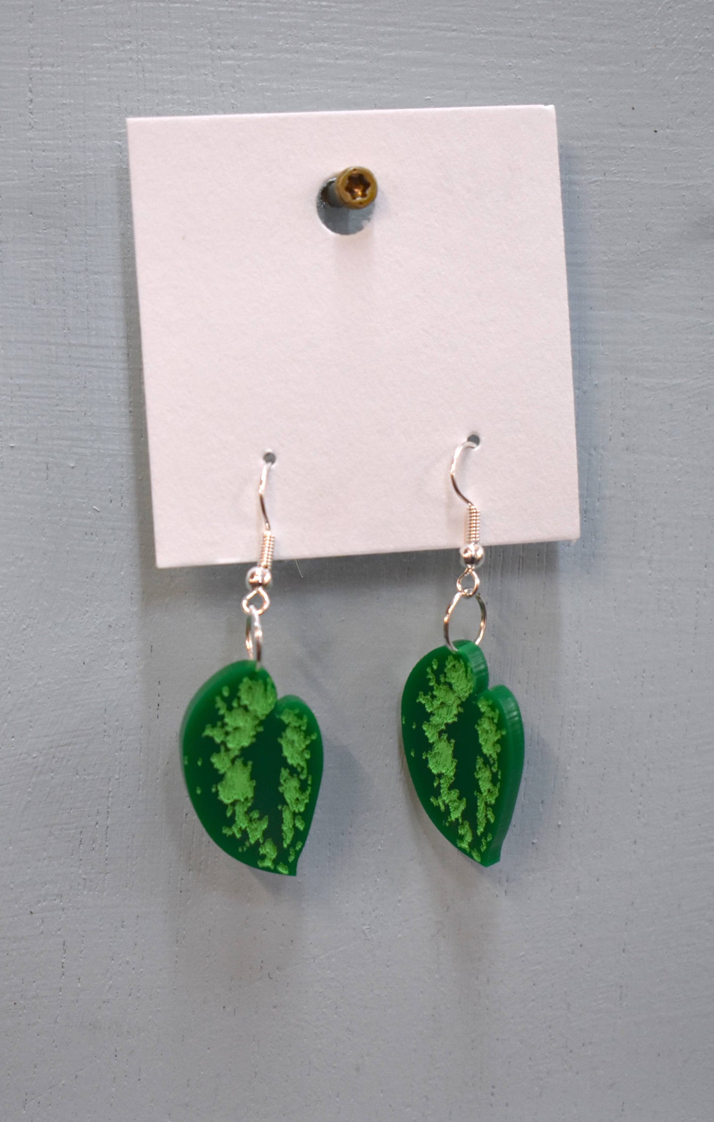 Satin Pothos Earrings