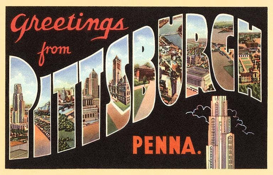 Postcard WP-72 Greetings from Pittsburgh, Pennsylvania