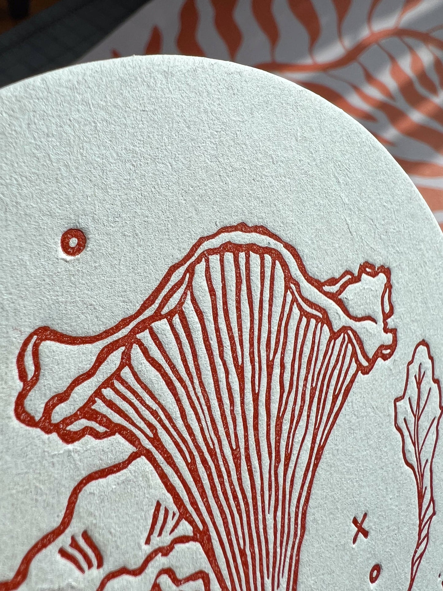 Mushroom coasters set