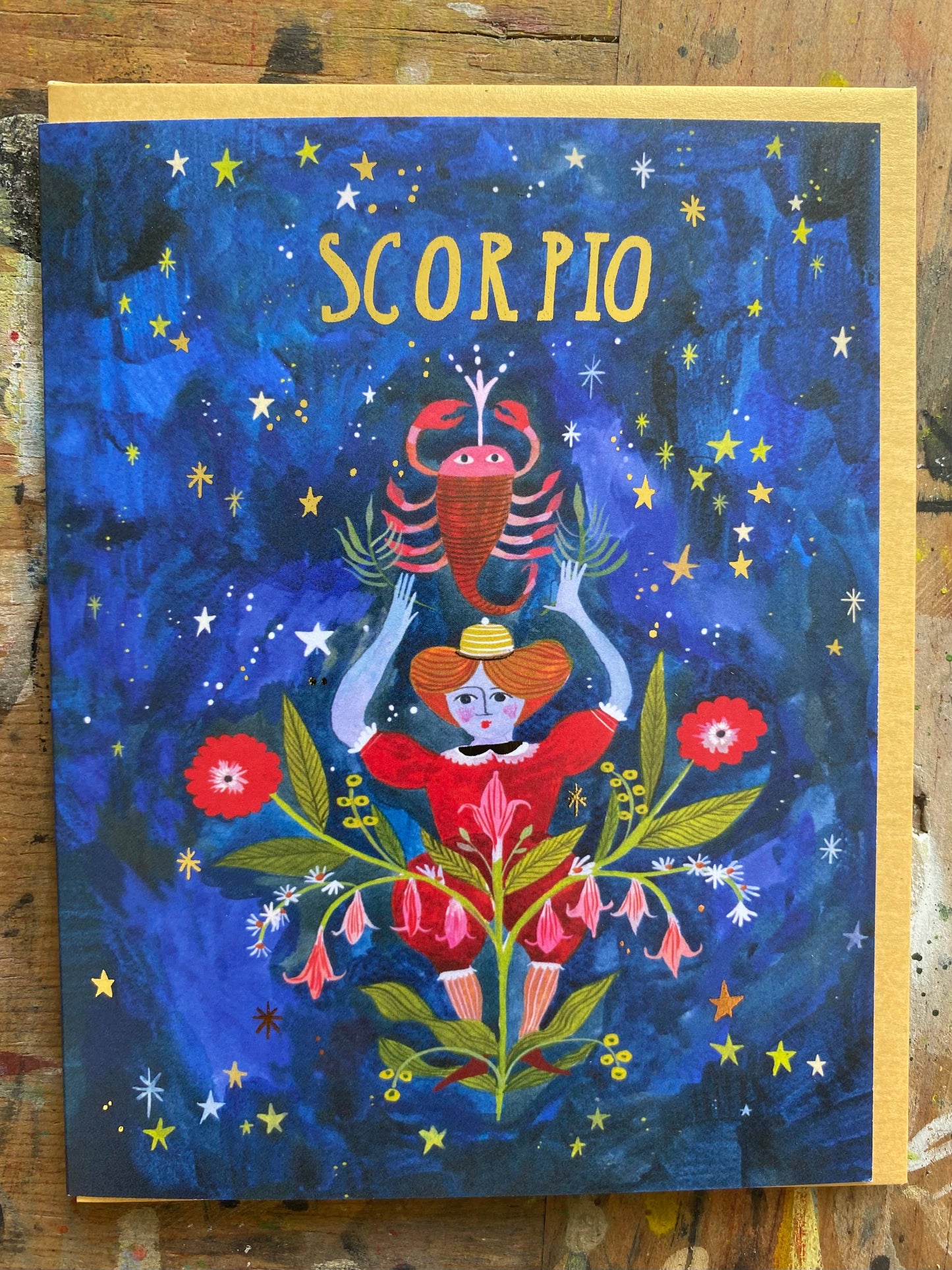 ASTROLOGY SIGN SCORPIO Greeting Card