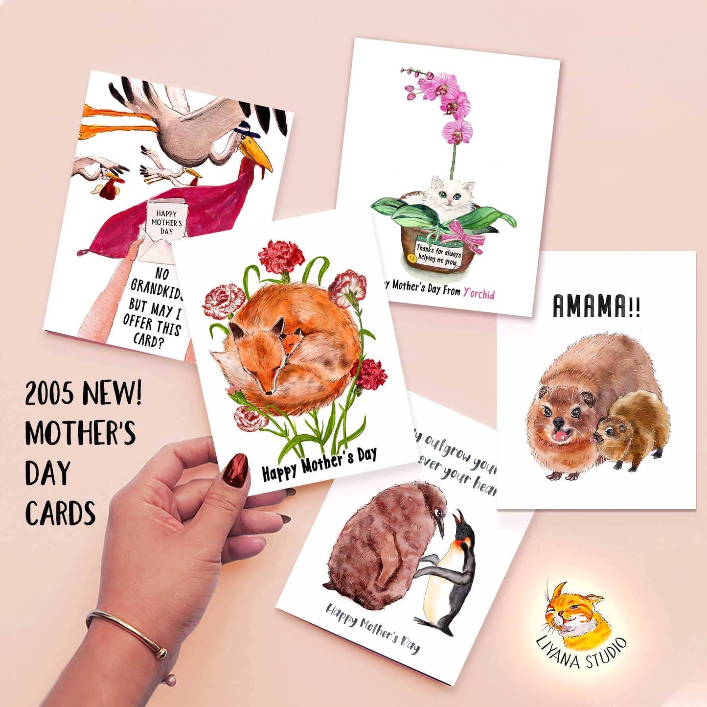 Raise Grand Kitty - Funny Mother's Day Card