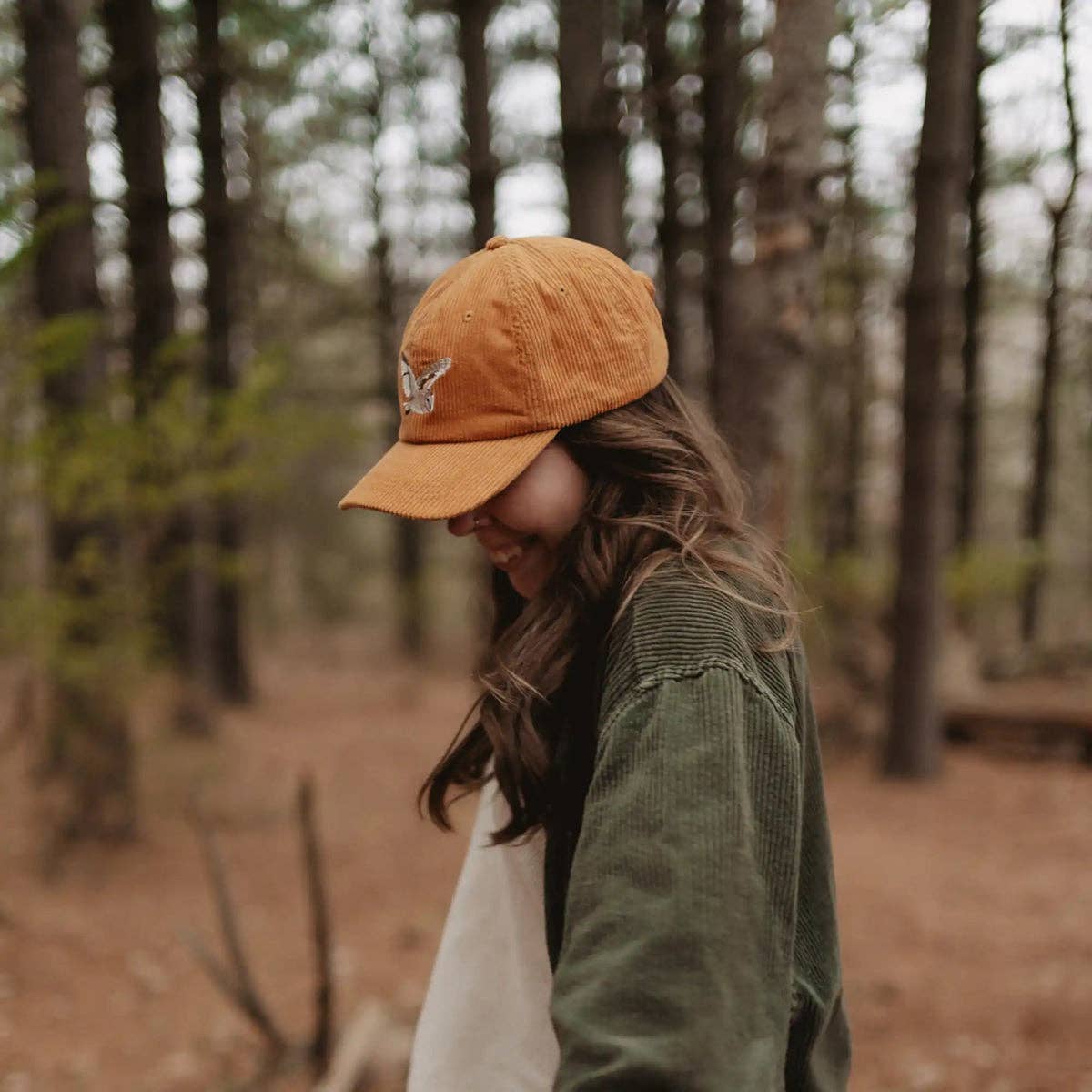 Barn Owl Corduroy Hat