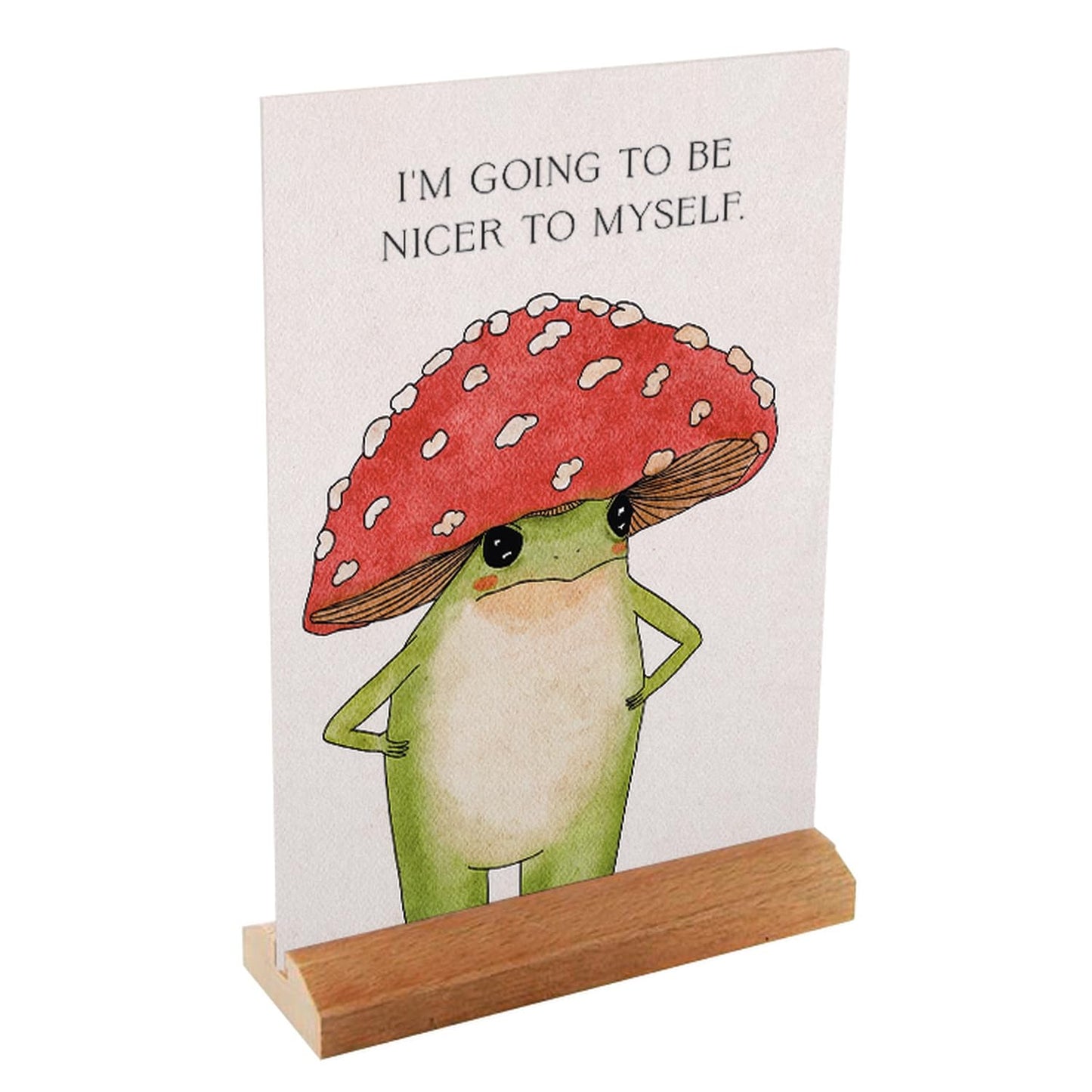 The Little Frog's Guide to Self-Care by Maybell Eequay (52-Card Affirmation Deck)