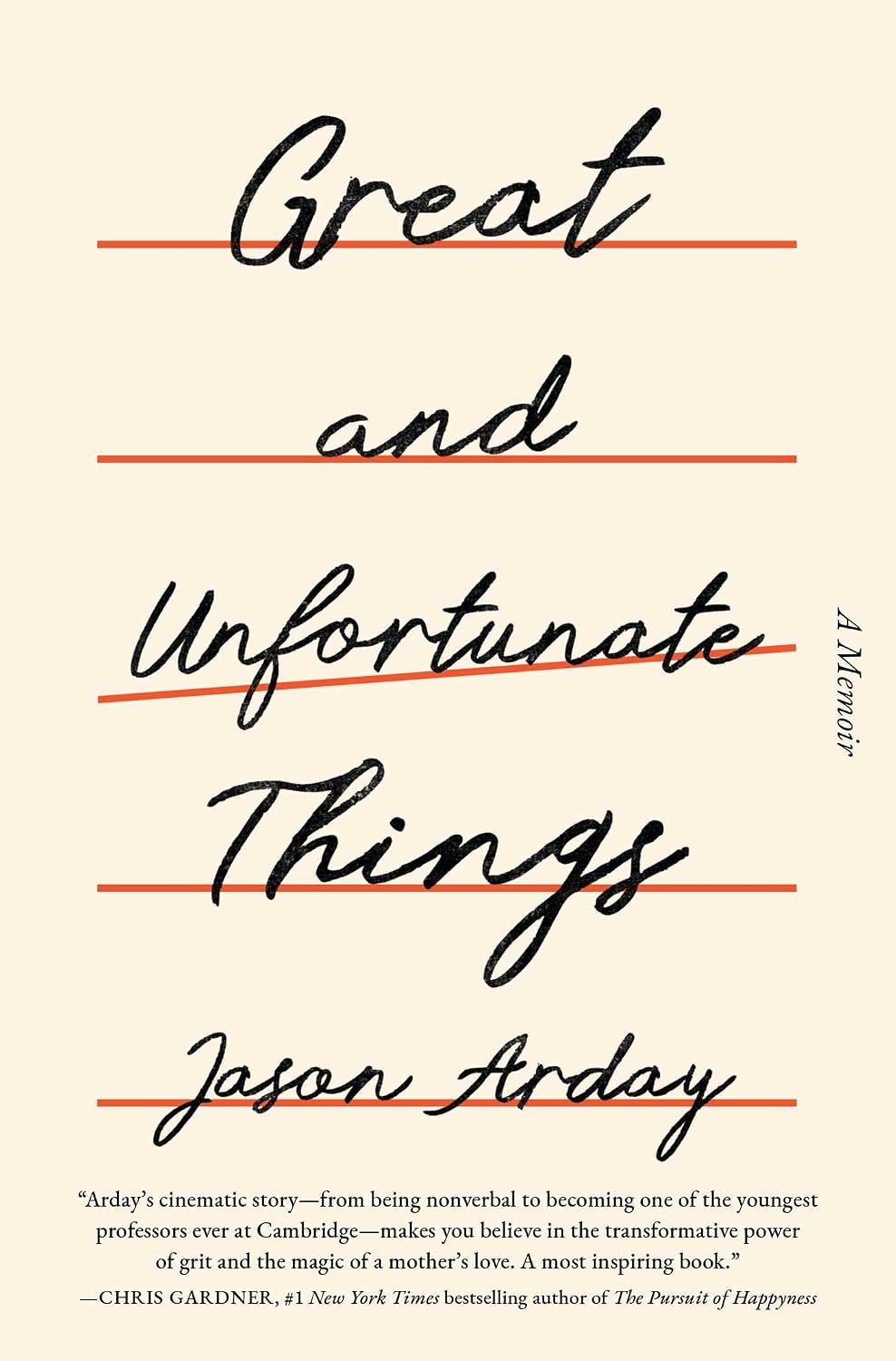 Great and Unfortunate Things by Jason Arday