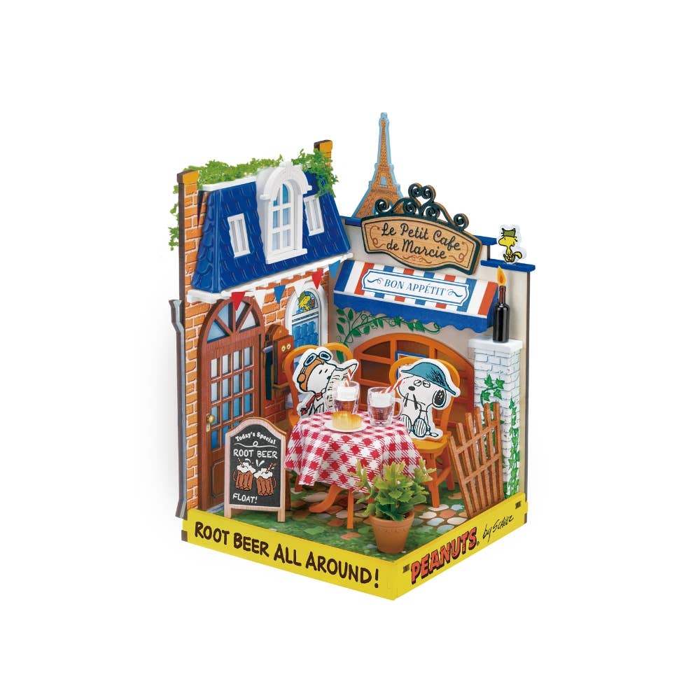 Le Petit Cafe with Snoopy & Spike - DIY Miniature Kit