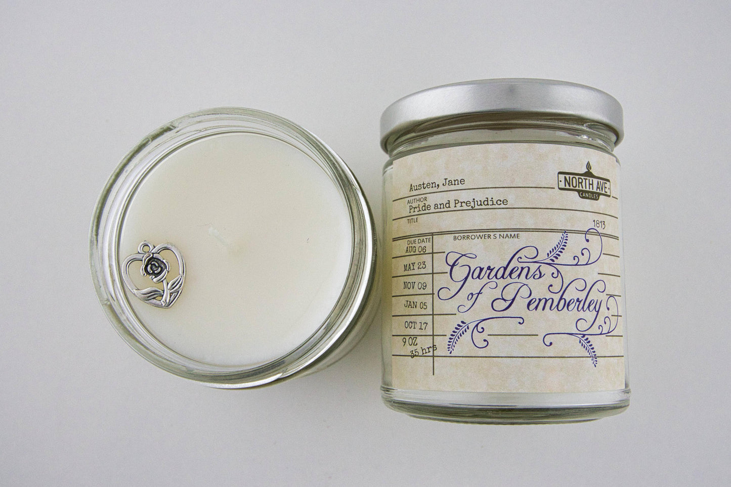 Book Candle / Pride and Prejudice - Gardens of Pemberley