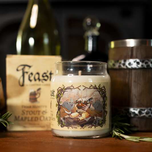 Friar Monty's Stout & Mapled Oats 9oz Candle