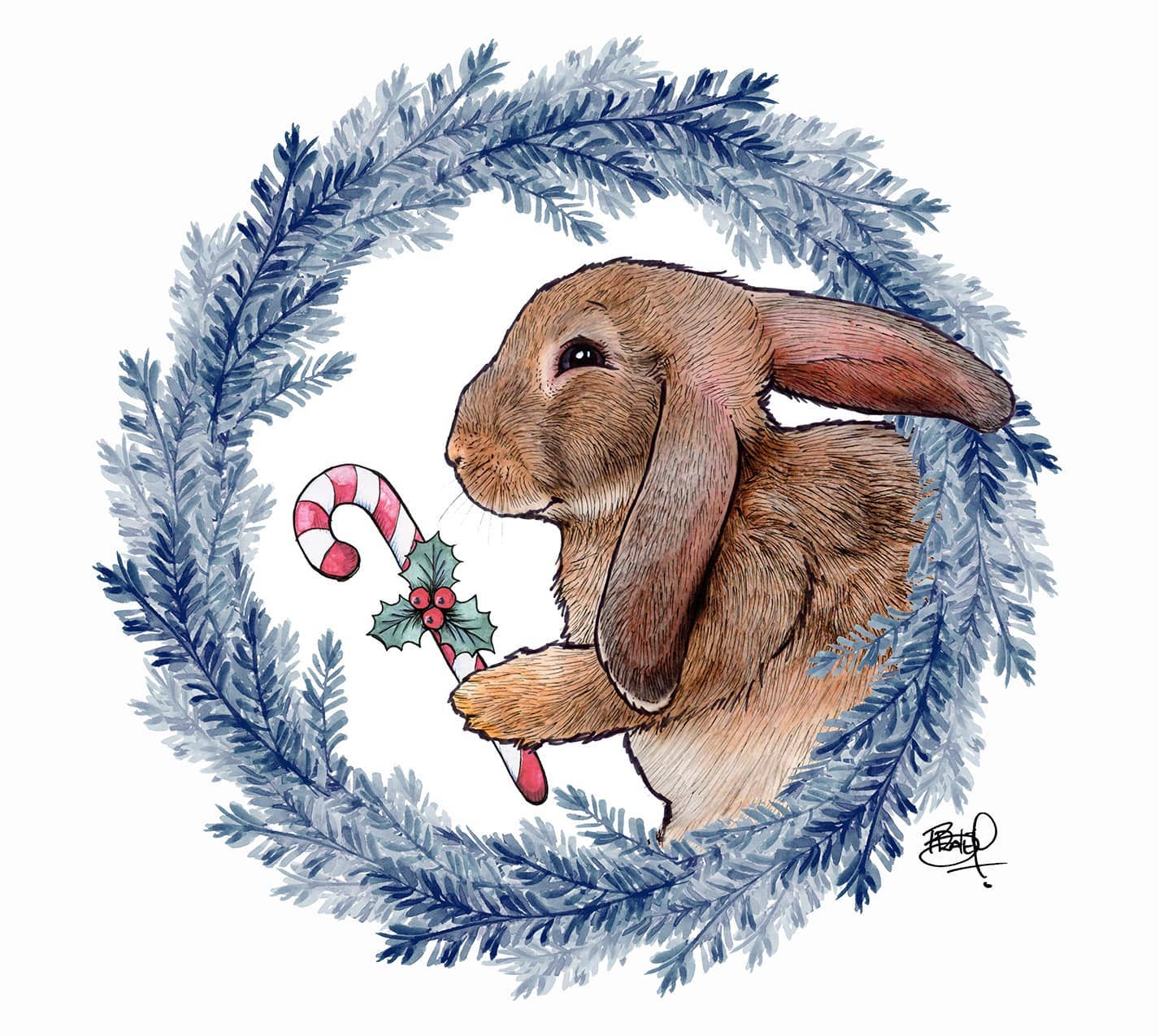 "Sweet Wreath" Greeting Card