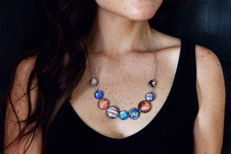 Solar System Necklace