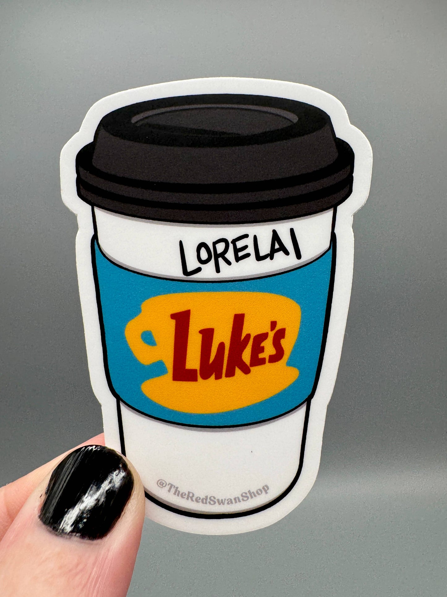 Vinyl Decal - Gilmore Girls - Luke's Cafe Cup