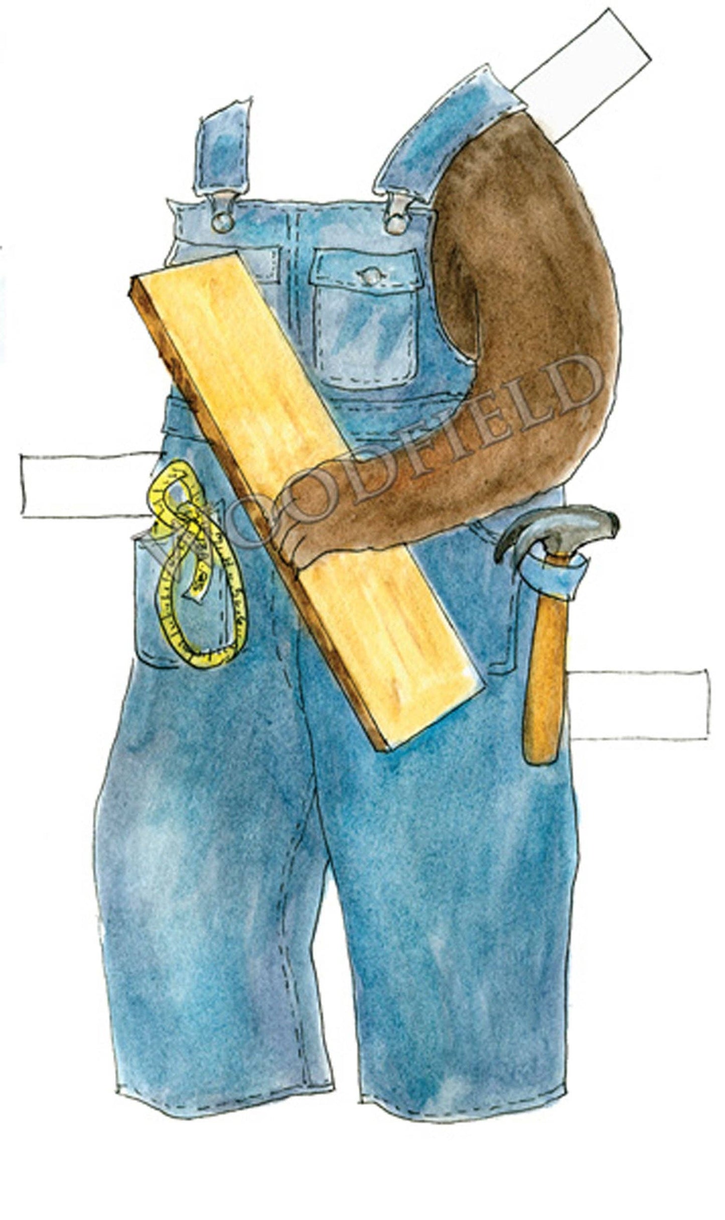 #3000 - Cedric Bear Paper Doll Kit