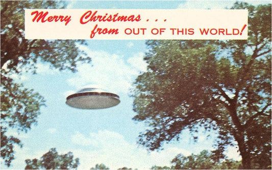 Greeting Card MC-263 Merry Christmas from out of this World,