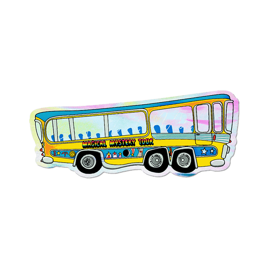 Magical Mystery Tour Bus by The Beatles - Die-Cut Sticker