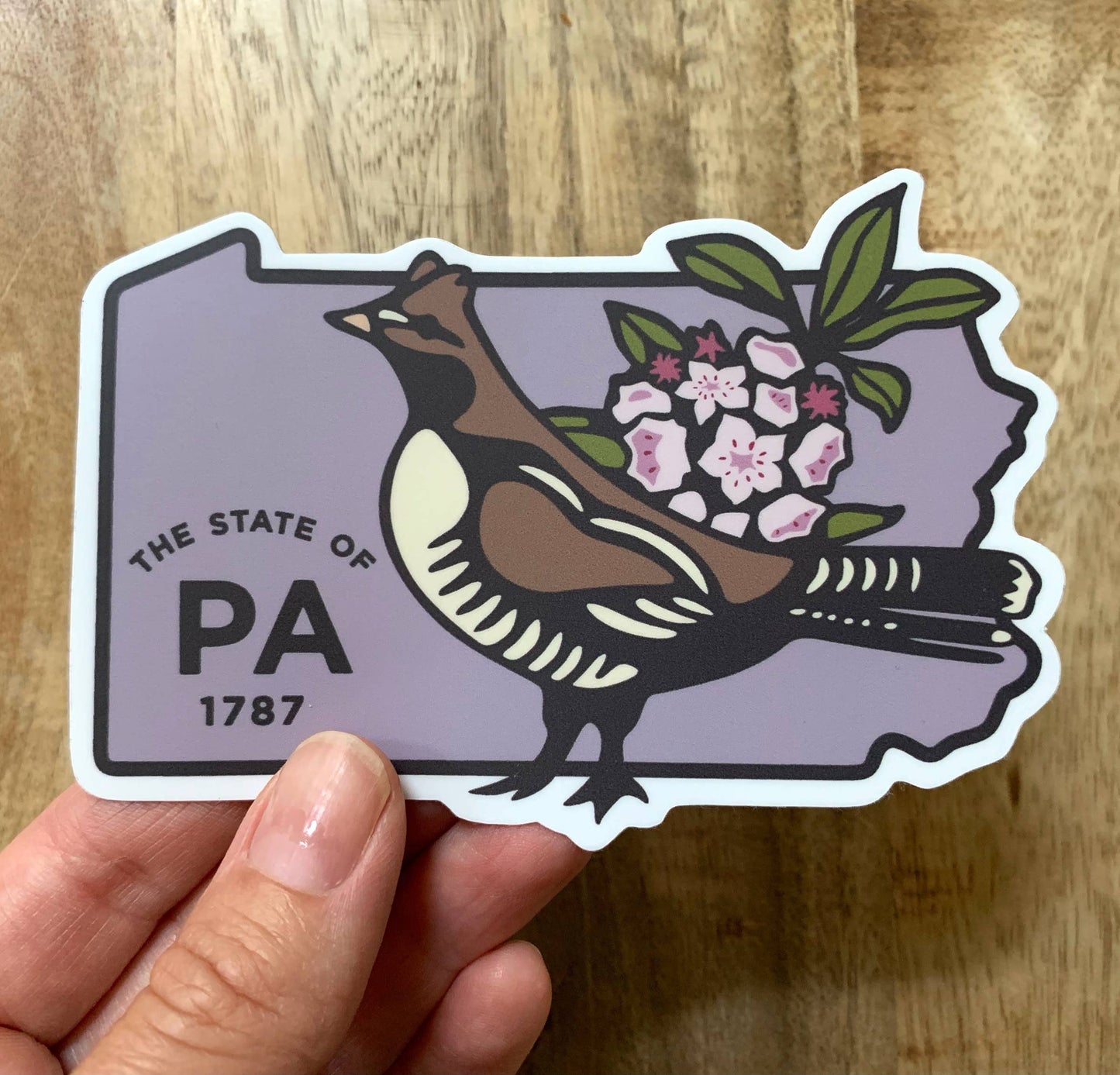 State of Pennsylvania Bumper Sticker / Vinyl Decal