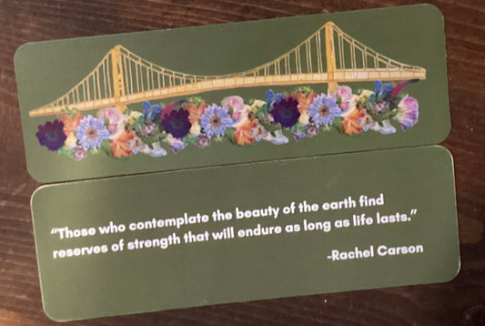“Beauty of the Earth” Rachel Carson Clemente Bridge Bookmark