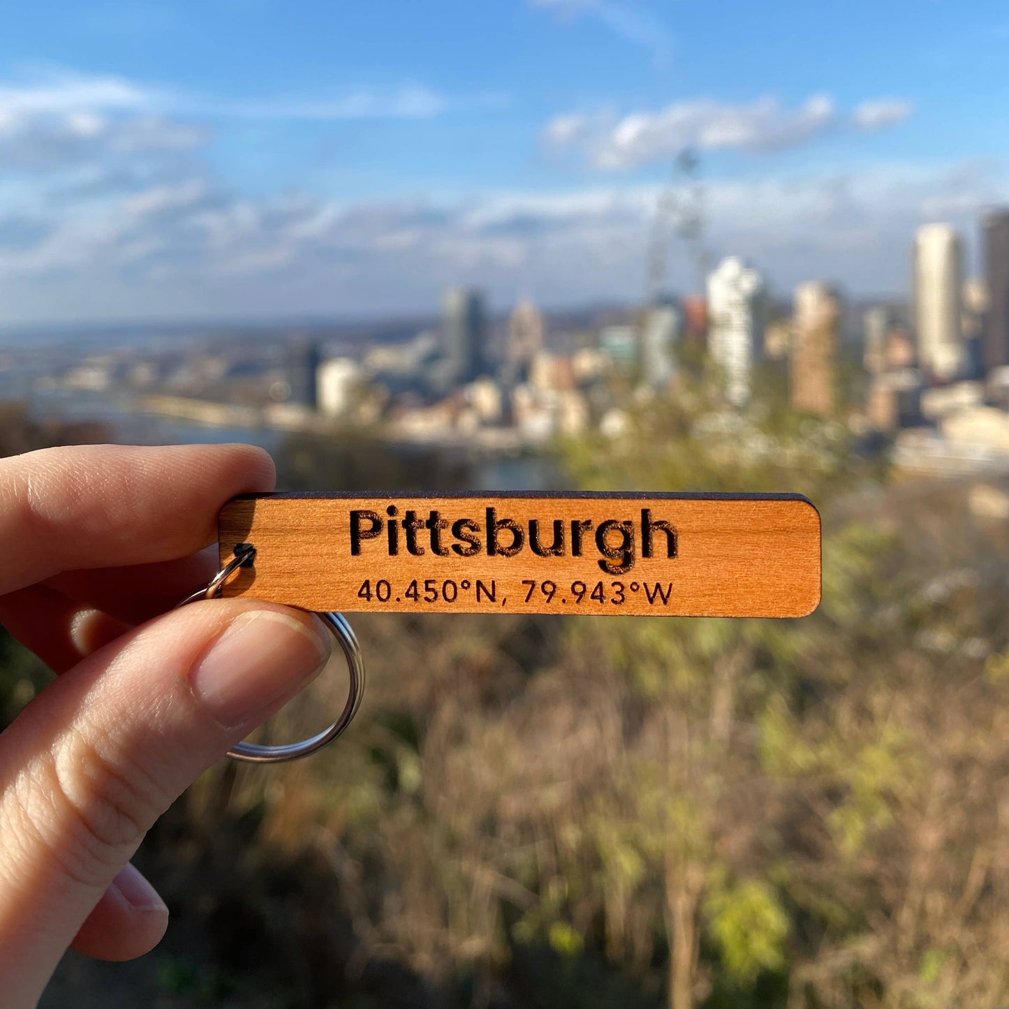 Pittsburgh Region Coordinate Keychain