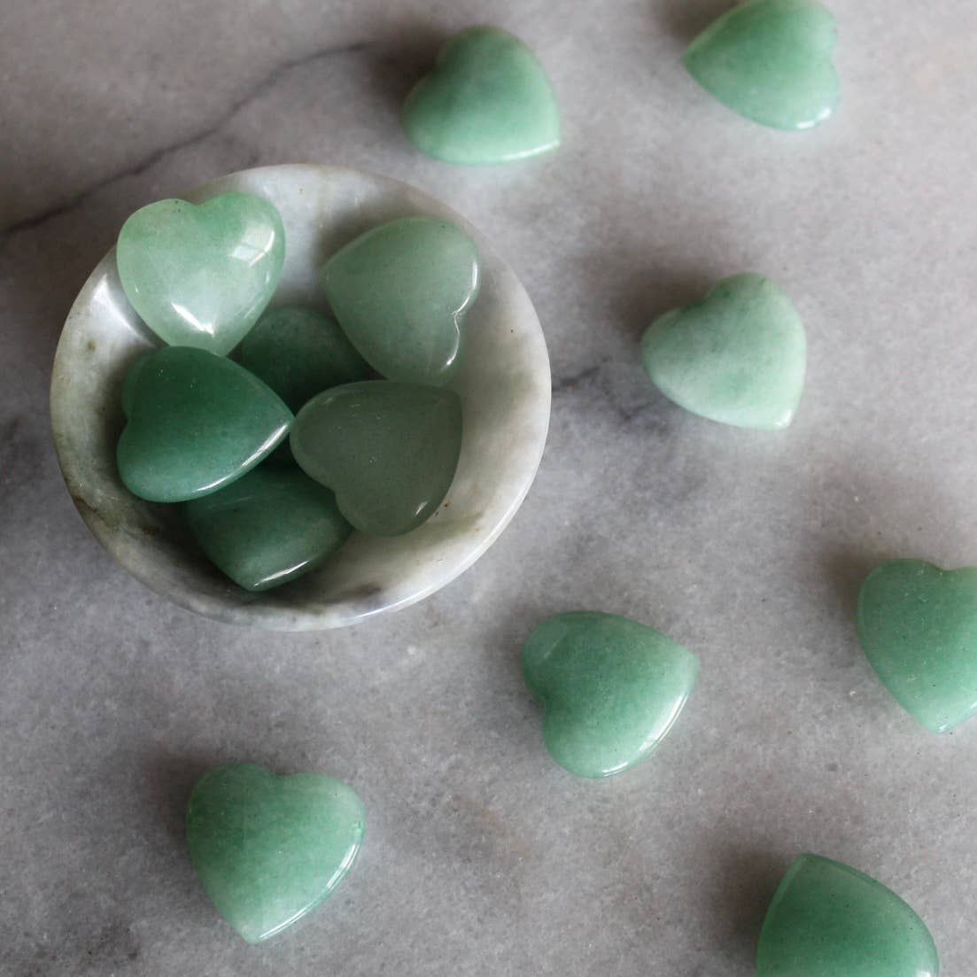 Aventurine 20mm Heart (Crystals & Stones)