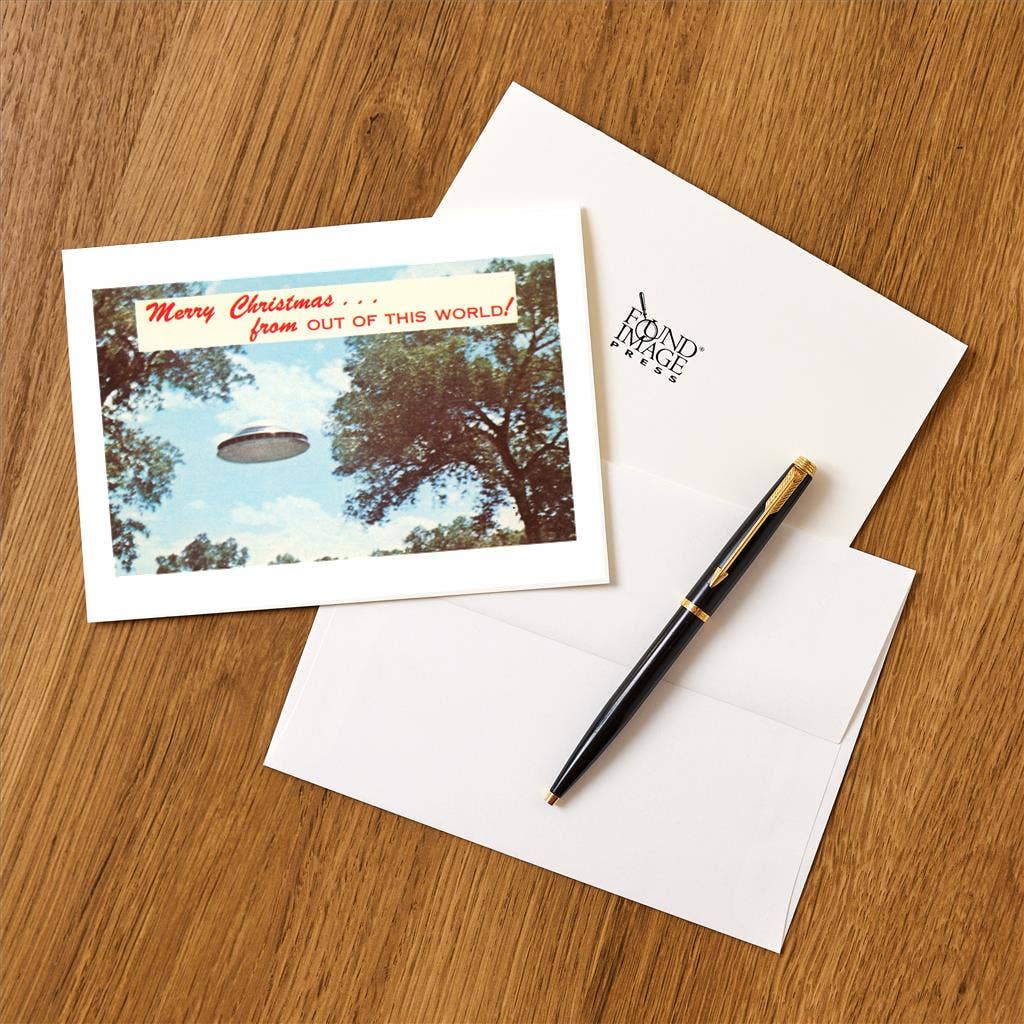 Greeting Card MC-263 Merry Christmas from out of this World,