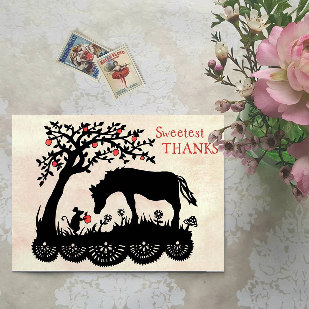 Sweetest Thanks 5x7" Greeting Card