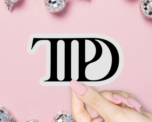 TTPD Acronym Sticker, Taylor Swift Eras Tour, Pop Culture