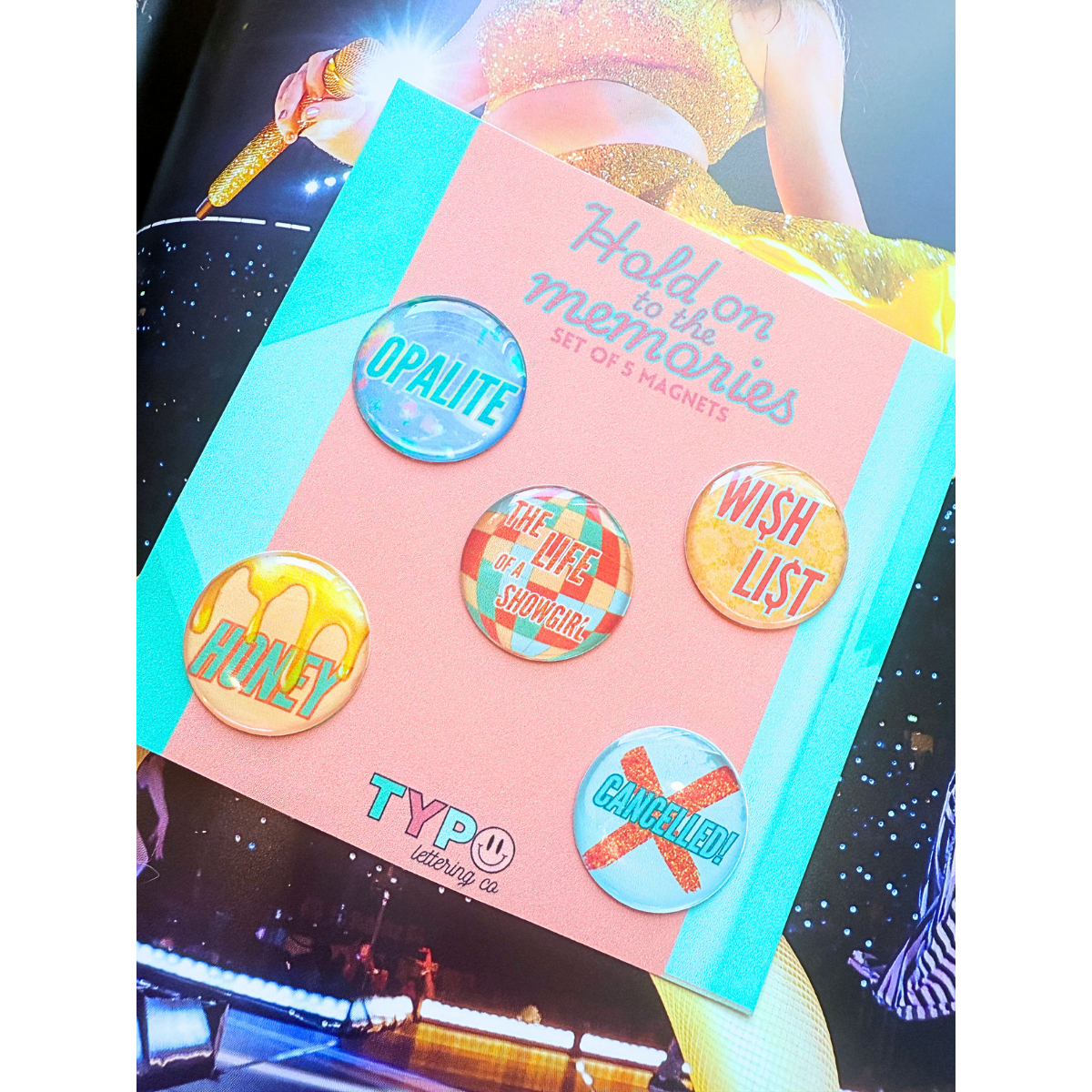 Showgirl Magnet Set (Pack of 5)