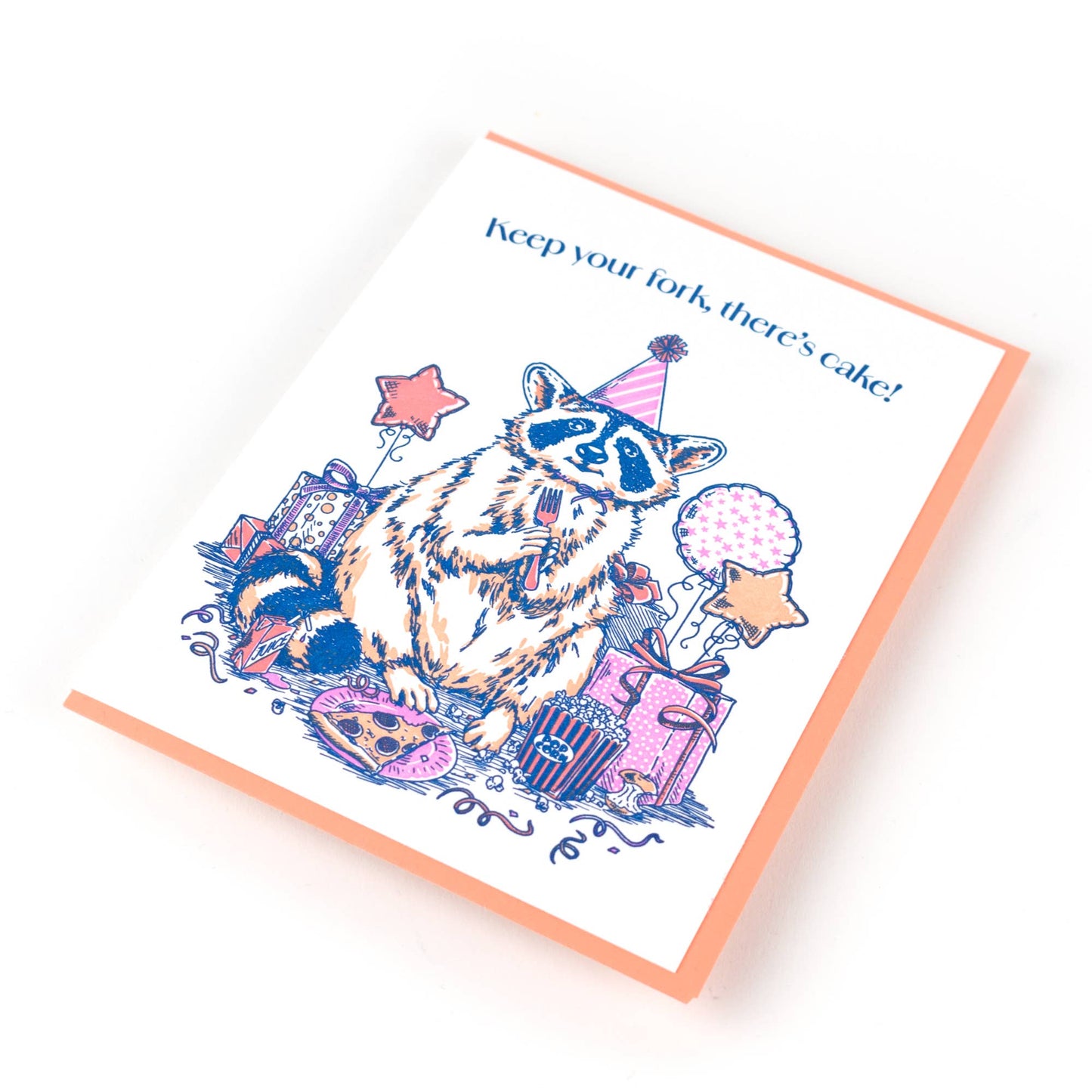 Birthday Raccoon Card