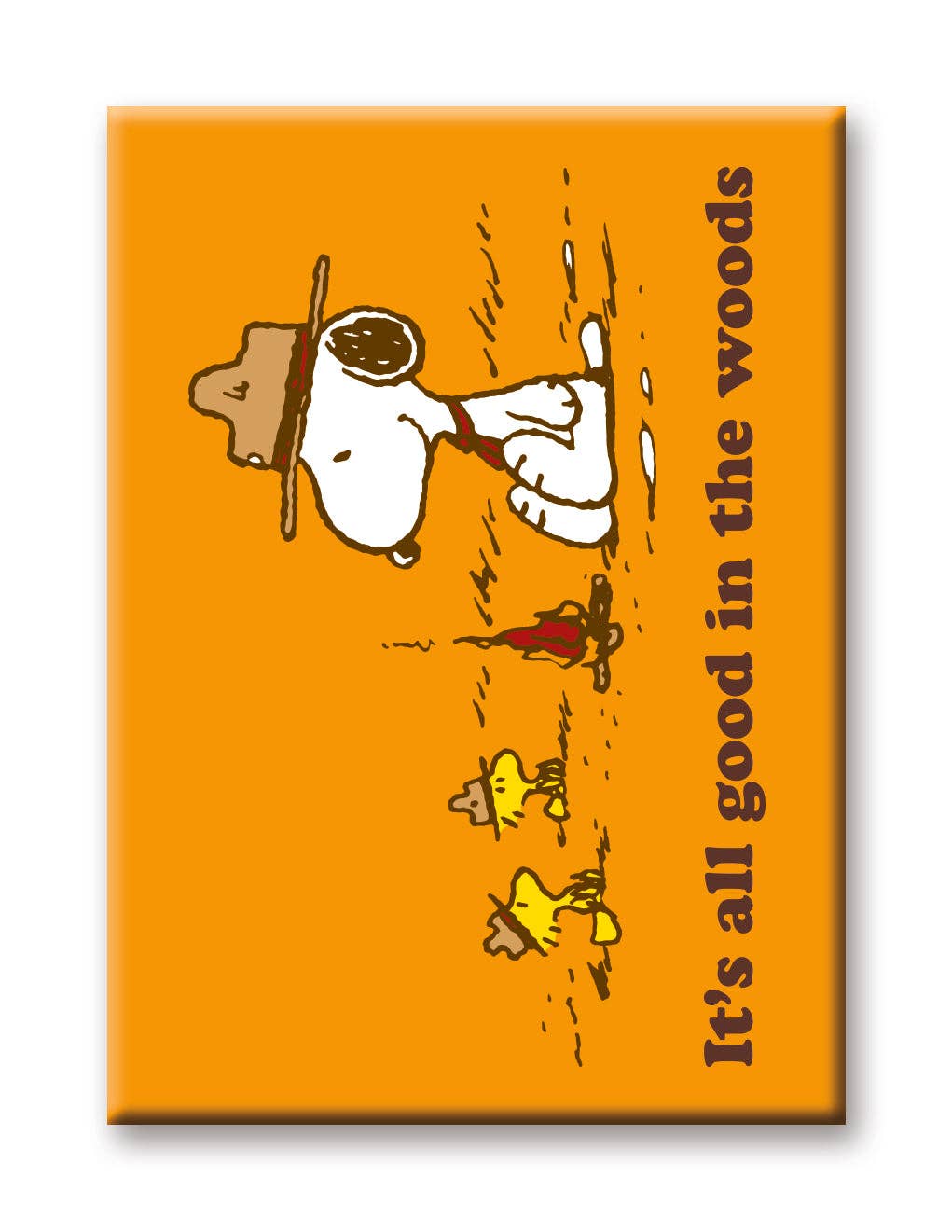 Peanuts Beagle Scouts - Good In Woods Flat Magnet (2.5" x 3.