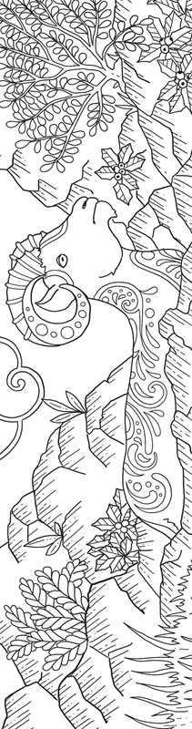 Animals Coloring Bookmarks by Rockpool  Publishing