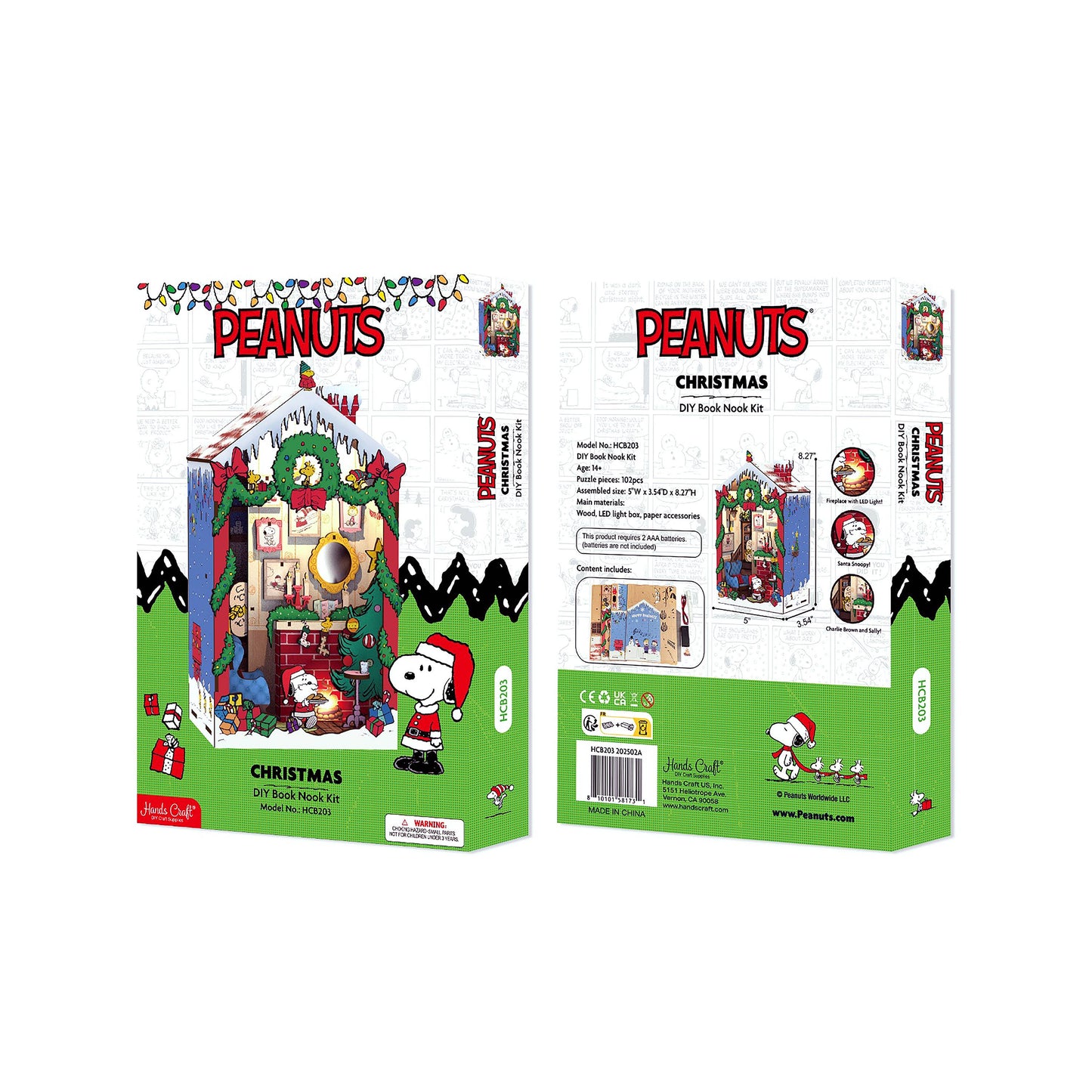 Peanuts Christmas - DIY Book Nook Kit
