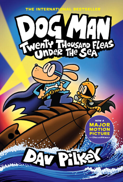 Dog-Man: Twenty Thousand Fleas Under the Sea (Dog Man, #11) by Dav Pilkey (Hardcover Graphic Novel)