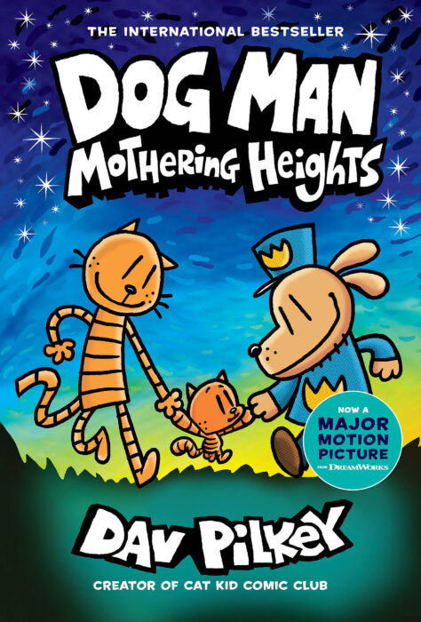 Dog-Man: Mothering Heights (Dog Man, #10) by Dav Pilkey (Hardcover Graphic Novel)