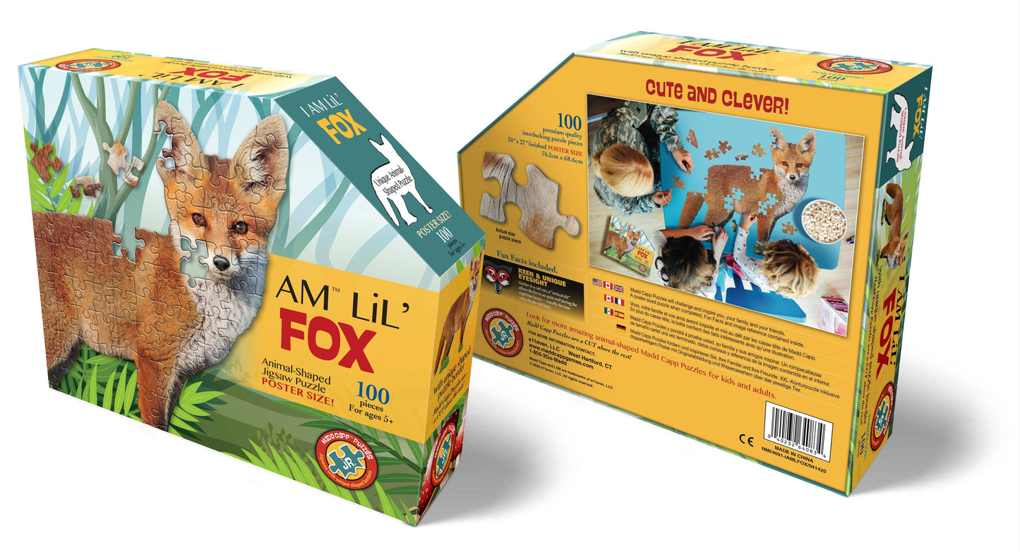 I AM Lil FOX 100 piece jigsaw puzzle - gift