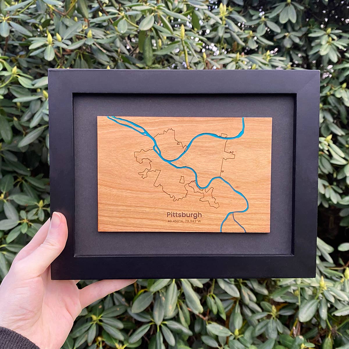 Pittsburgh Framed Mini Map