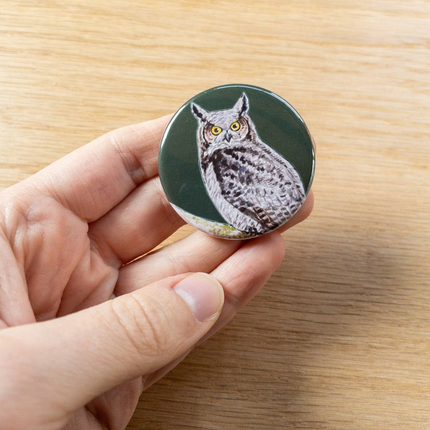 Owls 1.75" round magnets