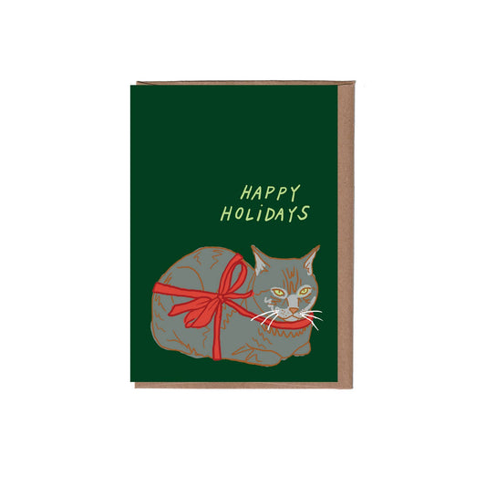 Loaf Cat Christmas Mini Note