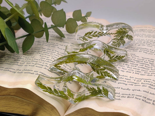 Pressed Plant Botanical Resin Book Page Holder