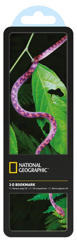 National Geographic 3-D Cat-eyed Snake Bookmark