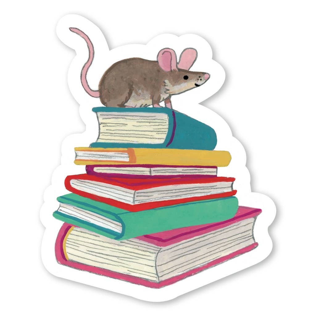 Book Mouse Sticker