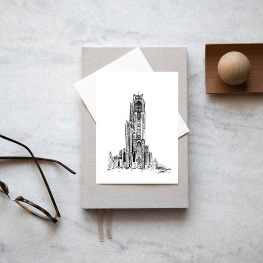 Cathedral Of Learning Greeting Card