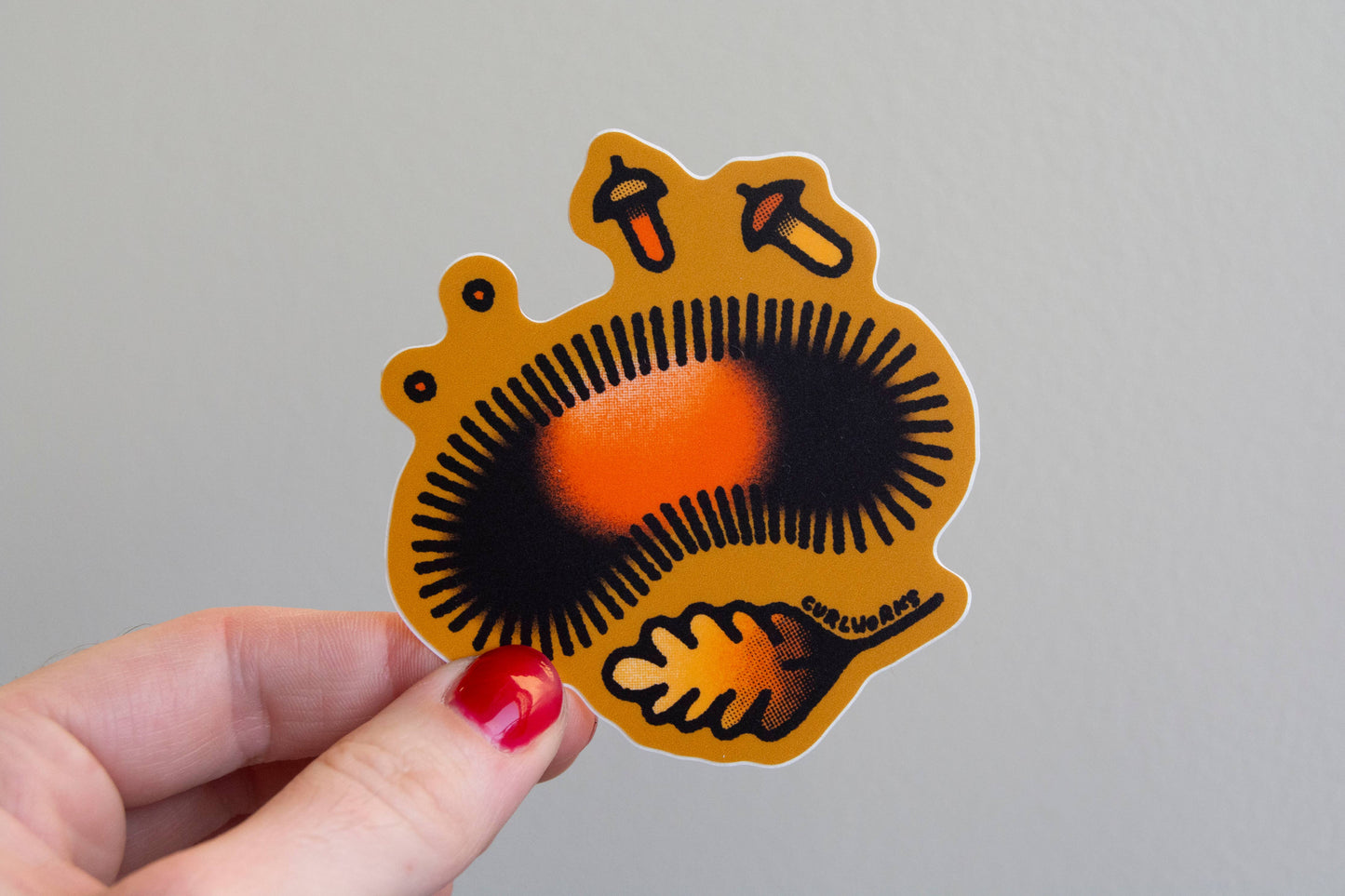Woolly Bear Vinyl Sticker