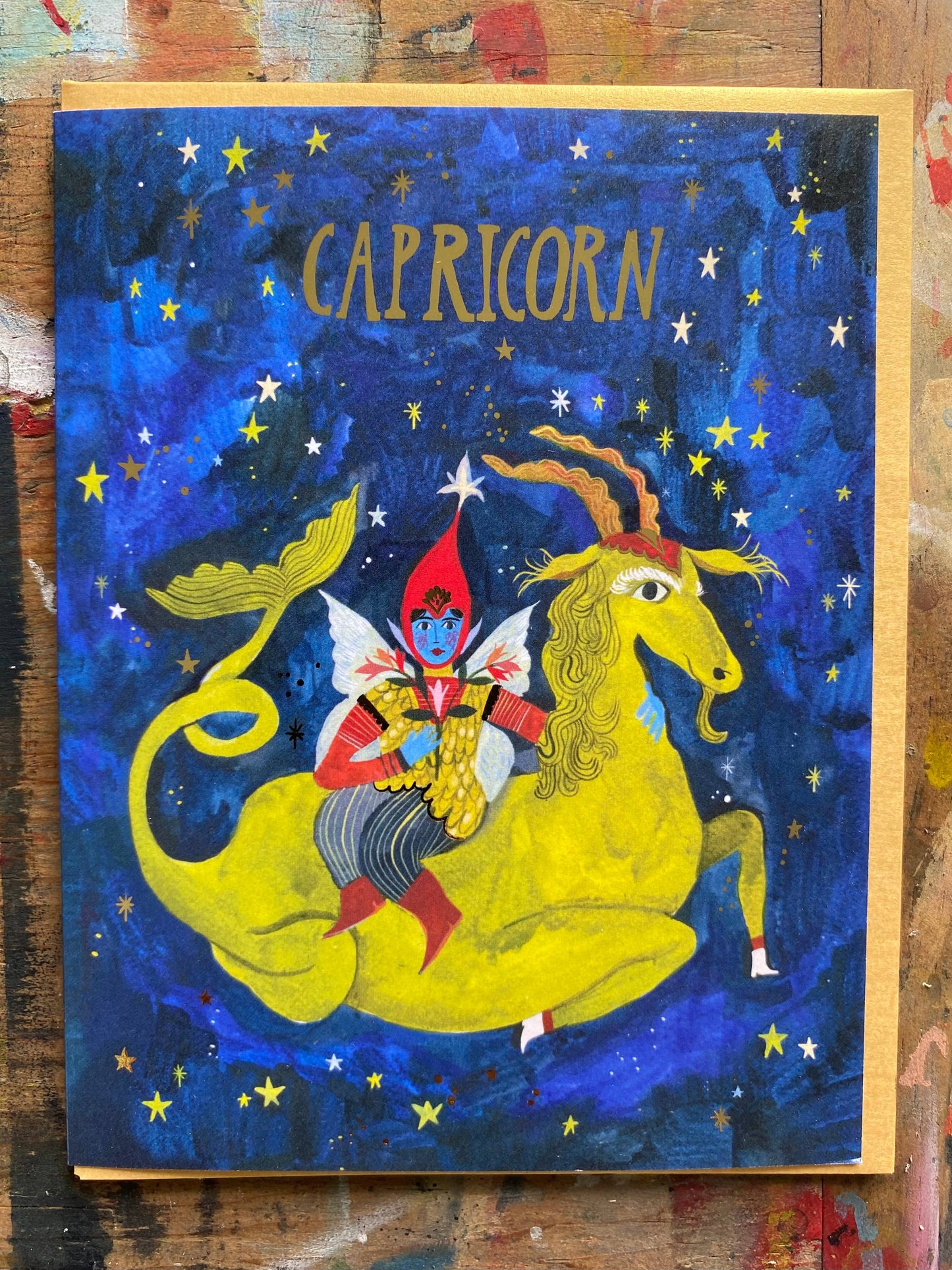 ASTROLOGY SIGN CAPRICORN Greeting Card