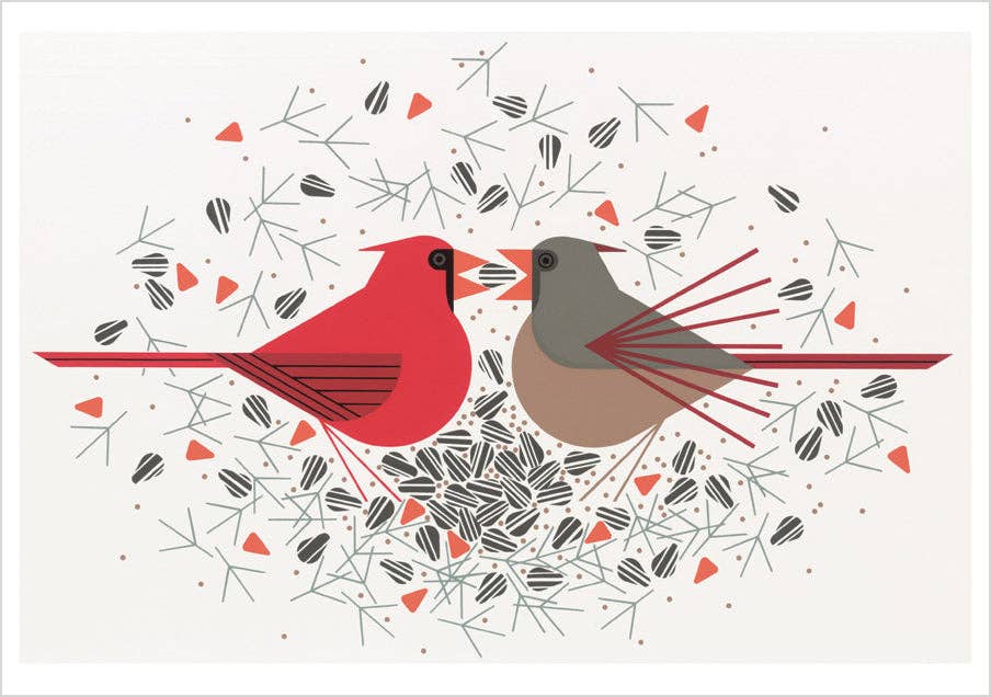 Charley Harper: Cardinals Boxed Notecard Assortment