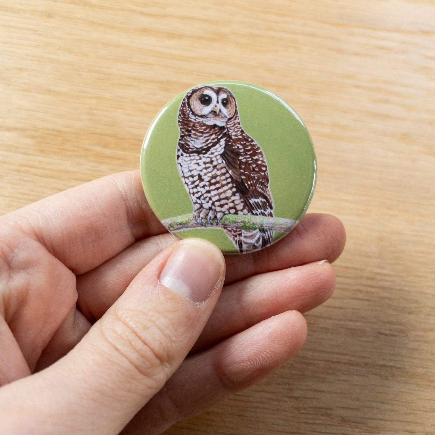 Owls 1.75" round magnets