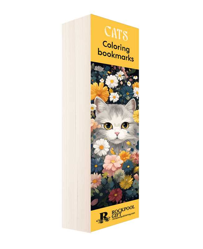 Cats Coloring Bookmarks by Rockpool  Publishing
