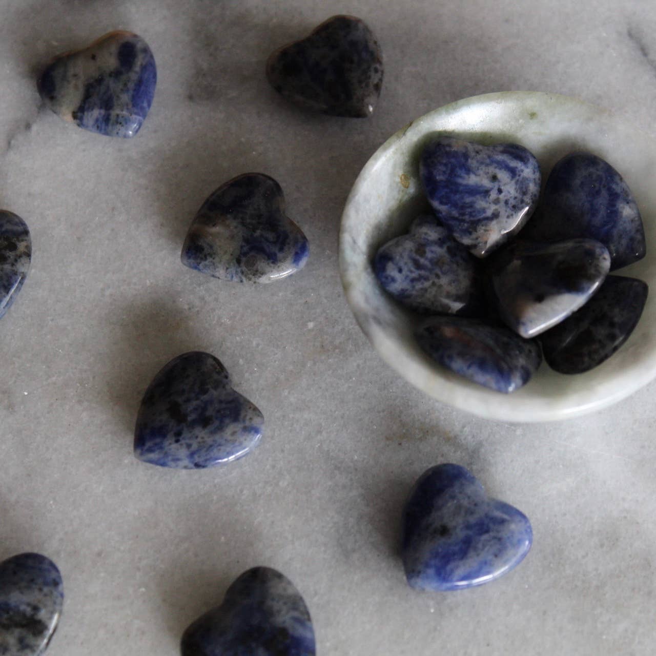 Sodalite 20mm Heart (Crystals & Stones)